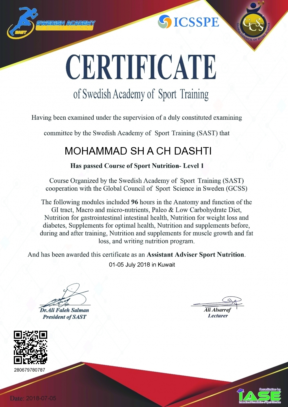 MOHAMMAD SH A GH DASHTI